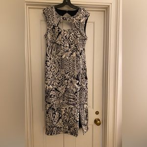 Anthropologie Sleeveless Midi Sheath Dress Size SMALL